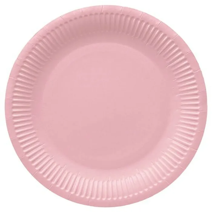 Hauptbild des Produkts Papírový talíř (FSC Mix) Monocolor light pink O23cm [8 ks]