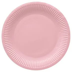 Pappteller (FSC Mix) Monocolor light pink O23cm [8 Stk]