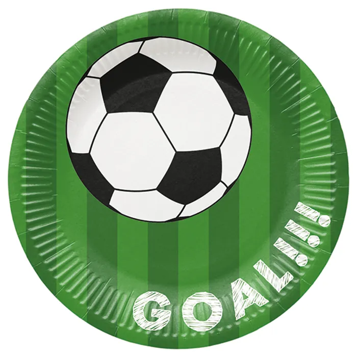 Hauptbild des Produkts Papírový talíř (FSC Mix) Soccer ball green O23cm [8 ks]