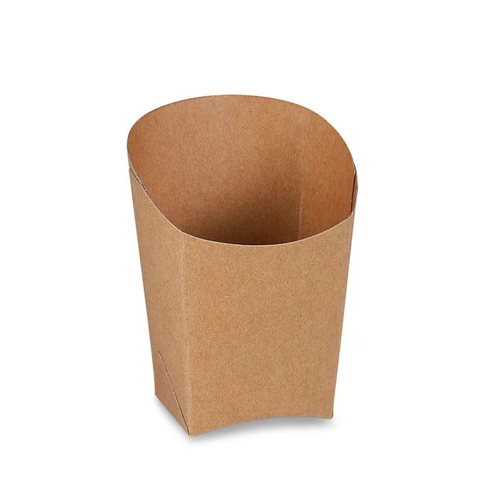Hauptbild des Produkts Papírový wrap hnědý 3,9 x 7,5 x 10 cm, nepromastitelný [50 ks]