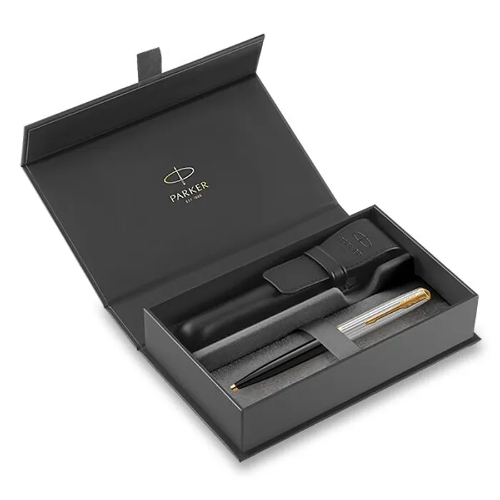 Hauptbild des Produkts Parker 51 Premium Black GT kuličkové pero, dárková kazeta s koženým pouzdrem