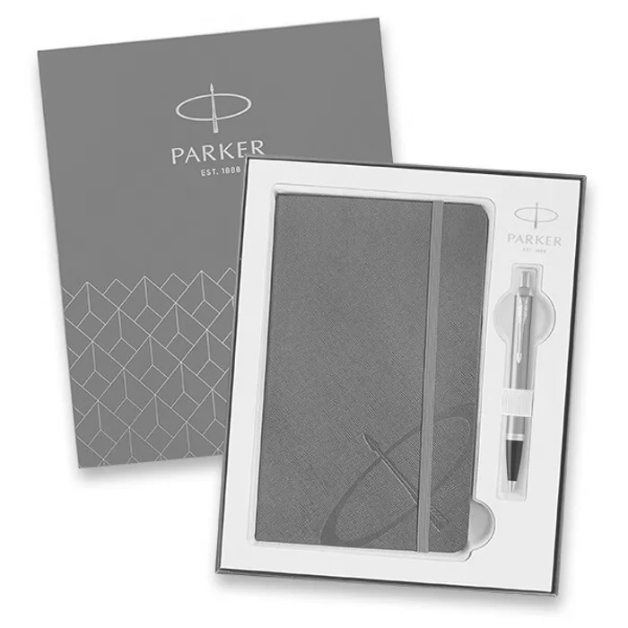 Hauptbild des Produkts Parker IM Brushed Metal GT kuličková tužka, dárková kazeta se zápisníkem