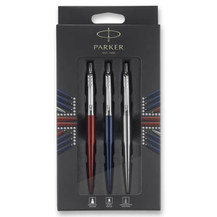 Hauptbild des Produkts Parker Jotter Kensington Red CT, Royal Blue CT a Stainless Steel CT kuličková a mechanická