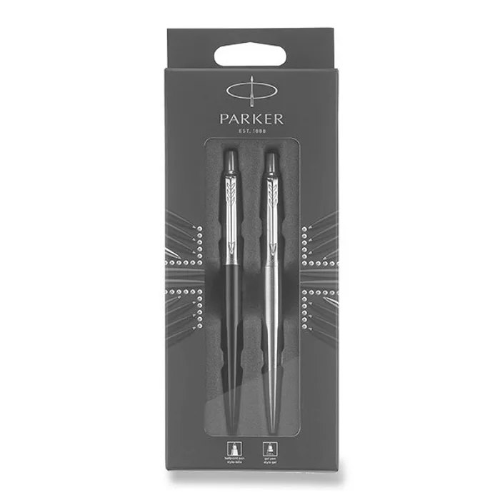 Hauptbild des Produkts Parker Jotter Stainless Steel a Royal Blue CT kuličková tužka, blistr, 2 ks