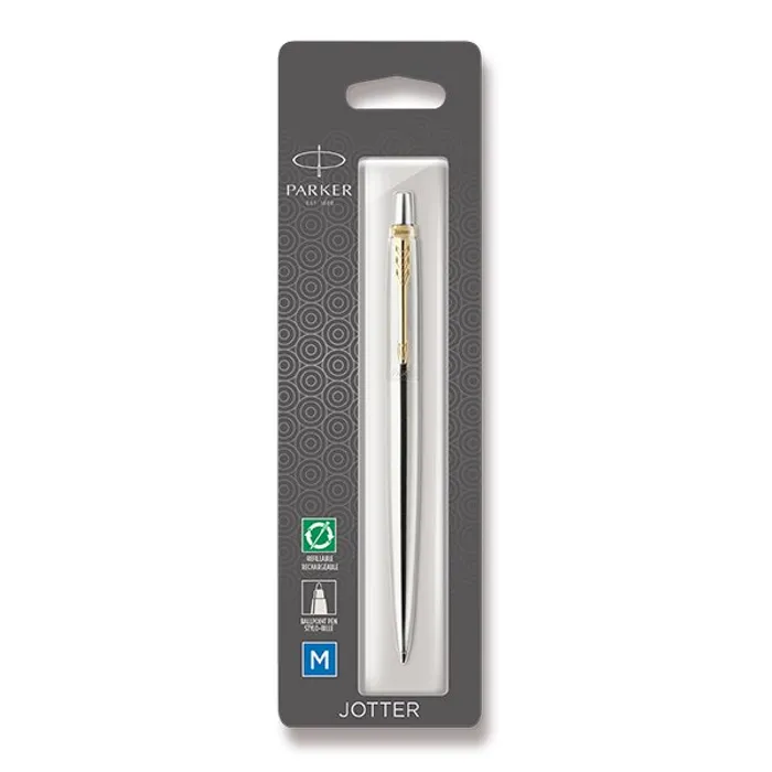 Hauptbild des Produkts Parker Jotter Stainless Steel GT kuličková tužka, blistr