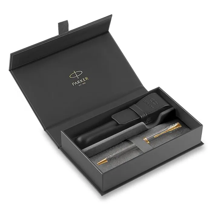 Hauptbild des Produkts Parker Sonnet Deluxe Silver Chiselled GT kuličkové pero, dárková kazeta s kožeým pouzdrem
