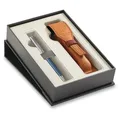 Parker Sonnet Premium Metal Blue CT kuličková tužka, dárková sada s pouzdrem