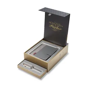 Parker Sonnet Premium Pearl PGT Füllfederhalter 18K, Geschenkset mit Notizbuch