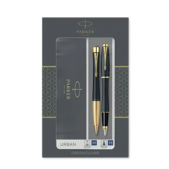 Hauptbild des Produkts Parker Urban Matt Black CT sada plnicí pero a kuličková tužka