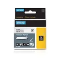 Weiteres Produktbild Klebeband, 12 mm x 3,5 m, DYMO „Rhino“, weiß-schwarz