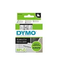Klebeband, 12 mm x 7 m, DYMO „D1“, weiß-schwarz