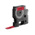 Weiteres Produktbild Klebeband, 12 mm x 7 m, DYMO „D1“, rot-schwarz