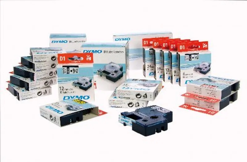 Hauptbild des Produkts Páska, 9 mm x 7 m, DYMO "D1", bílá-černá