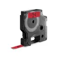 Klebeband, 9 mm x 7 m, DYMO „D1“, rot-schwarz