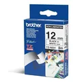Klebeband „TZ-N231“, weiß mit schwarzem Aufdruck, 12 mm x 4 m, BROTHER