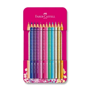 Faber-Castell 201737 Sparkle Buntstift, Geschenkbox 12 Stk