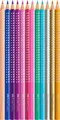 Faber-Castell 201737 Sparkle Buntstift, Geschenkbox 12 Stk