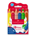 Faber-Castell Grippy Buntstifte - 6 Farben