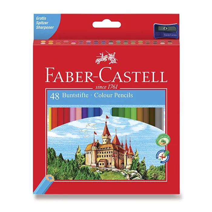 Hauptbild des Produkts Pastelka šestihranná, pap.krabička 48ks Faber Castell 120148