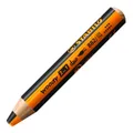 Buntstift, Wasserfarbe & Wachsmalstift in einem STABILO woody 3 in 1 duo - orange/schwarz