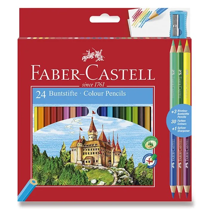 Hauptbild des Produkts Pastelky Faber-Castell 110324, 24 barev + 6 barev