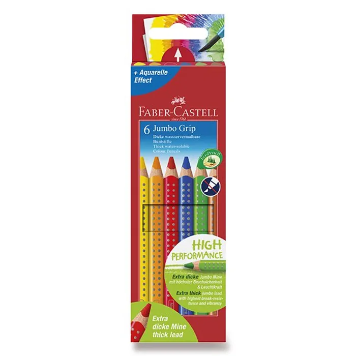 Hauptbild des Produkts Pastelky Faber-Castell 110906 Jumbo Grip 6 barev