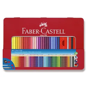 Buntstifte Faber-Castell 112448 Grip 2001 Blechdose, 48 Farben