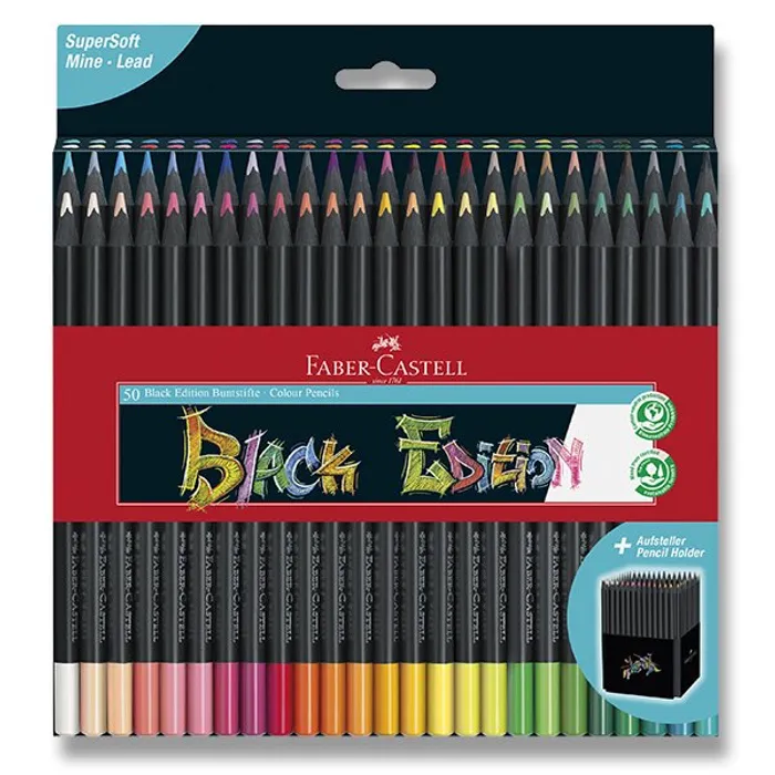 Hauptbild des Produkts Pastelky Faber-Castell 116450 Black Edition 50 barev
