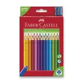 Buntstifte Faber-Castell 116530 Junior Dreieckig 30 Farben + Spitzer