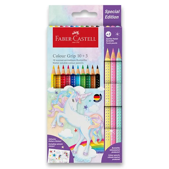 Hauptbild des Produkts Pastelky Faber-Castell 201542 Colour Grip Unicorn souprava, 13 ks