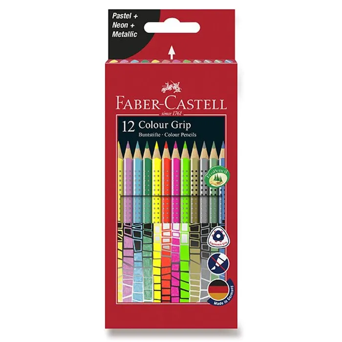 Hauptbild des Produkts Pastelky Faber-Castell 201569 Grip 2001 speciální edice, 12 barev
