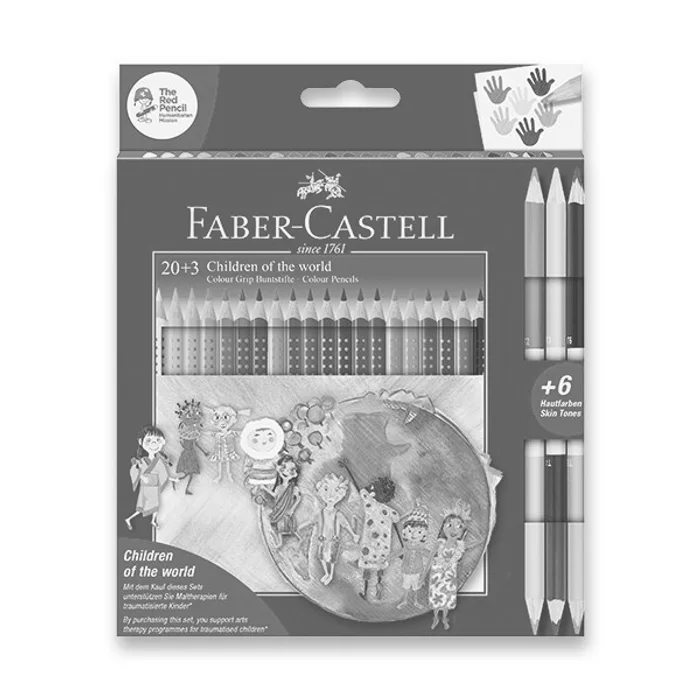 Hauptbild des Produkts Pastelky Faber-Castell 201747 Grip Children of the world, pap.krabička 20+3 ks