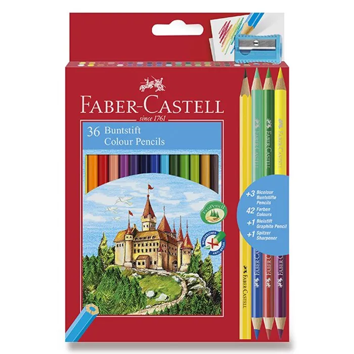 Hauptbild des Produkts Pastelky Faber-Castell 36 barev + 6 barev