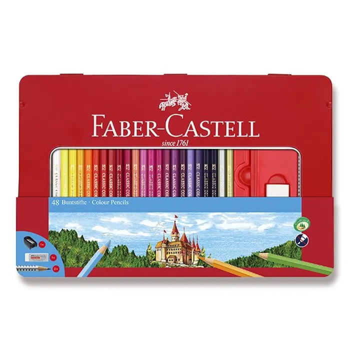 Hauptbild des Produkts Pastelky Faber-Castell 48 barev + příslušenství 115888