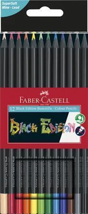 Hauptbild des Produkts Pastelky Faber-Castell Black Edition 12 barev