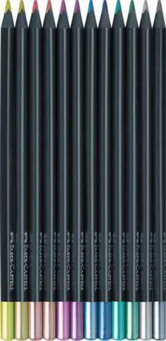 Hauptbild des Produkts Pastelky Faber-Castell Black Edition Metalic 12 barev