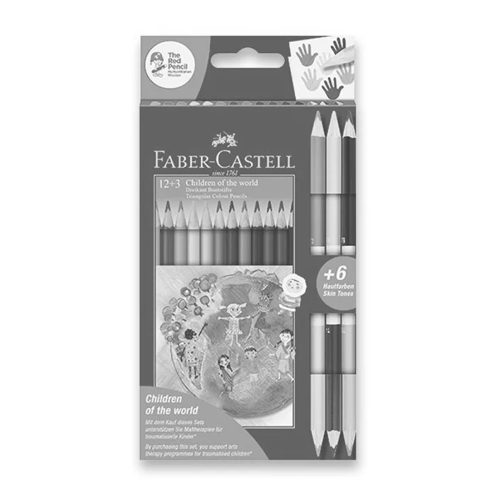 Hauptbild des Produkts Pastelky Faber-Castell Children of the World 12 barev + 6 barev