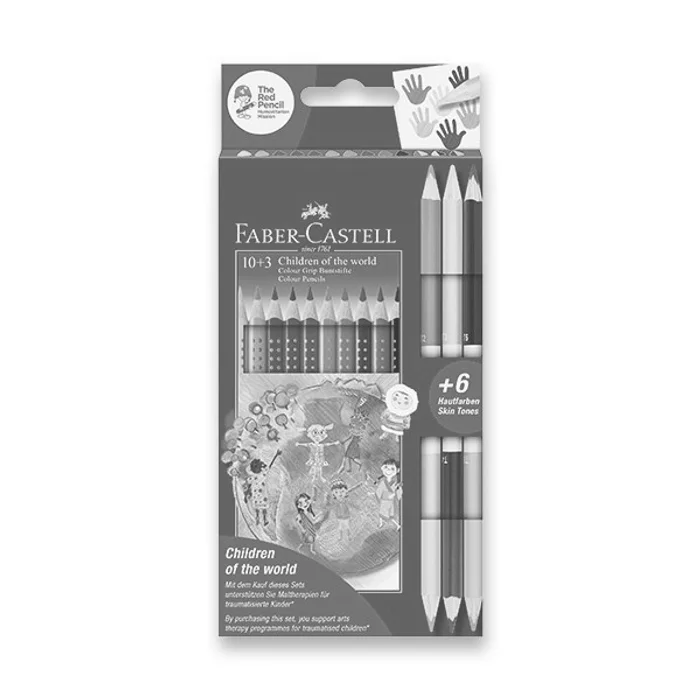 Hauptbild des Produkts Pastelky Faber-Castell Colour Grip Children of the world 10 barev + 6 barev