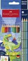 Faber-Castell Colour Grip Dinosaurus Buntstifte-Set, 13-tlg.