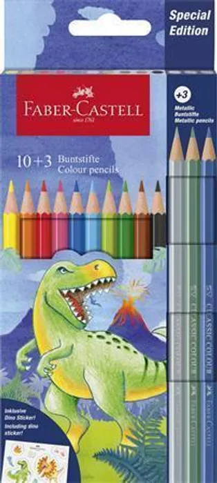 Hauptbild des Produkts Pastelky Faber-Castell Dinosaurus 13 barev