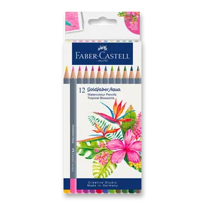 Buntstifte Faber-Castell Goldfaber Aqua Tropical Blossoms [12 Stk.]