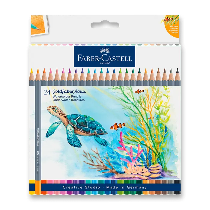 Hauptbild des Produkts Pastelky Faber-Castell Goldfaber Aqua Underwater Treasures [24 ks]