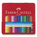 Buntstifte Faber-Castell 112423 Grip 2001 Blechdose, 24 Farben