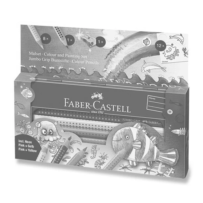 Hauptbild des Produkts Pastelky Faber-Castell Jumbo Grip mořský svět, 9 ks