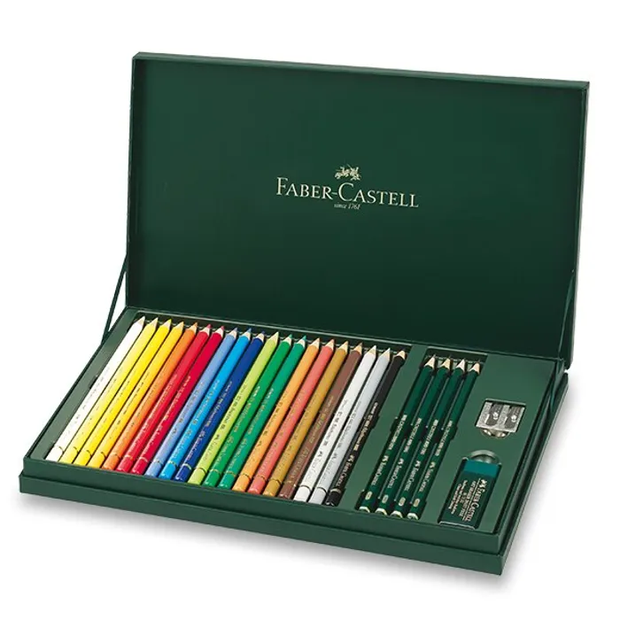Hauptbild des Produkts Pastelky Faber-Castell Polychromos 210051 -20 barev s příslušenstvím