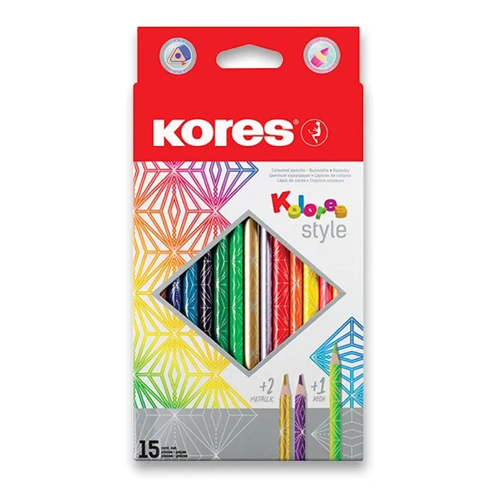 Hauptbild des Produkts Pastelky Kores Kolores Style 15 barev