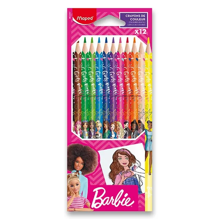Hauptbild des Produkts Pastelky Maped Barbie 12 barev