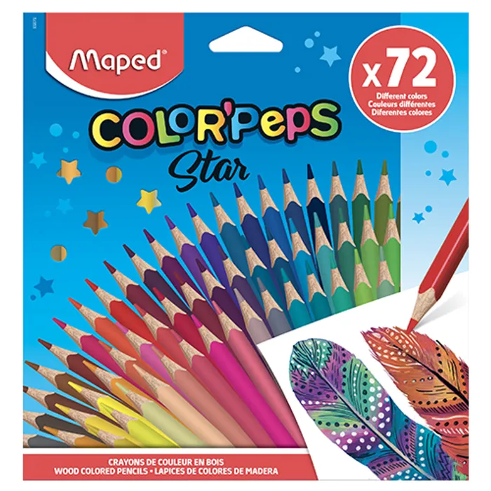 Hauptbild des Produkts Pastelky Maped Color'Peps 72 barev