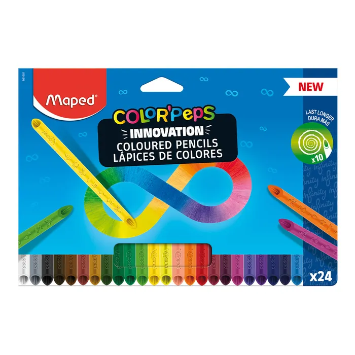 Hauptbild des Produkts Pastelky Maped Color'Peps Infinity 24 barev