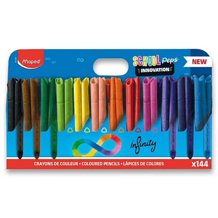 Hauptbild des Produkts Pastelky Maped Color'Peps Infinity školní sada, 144 ks